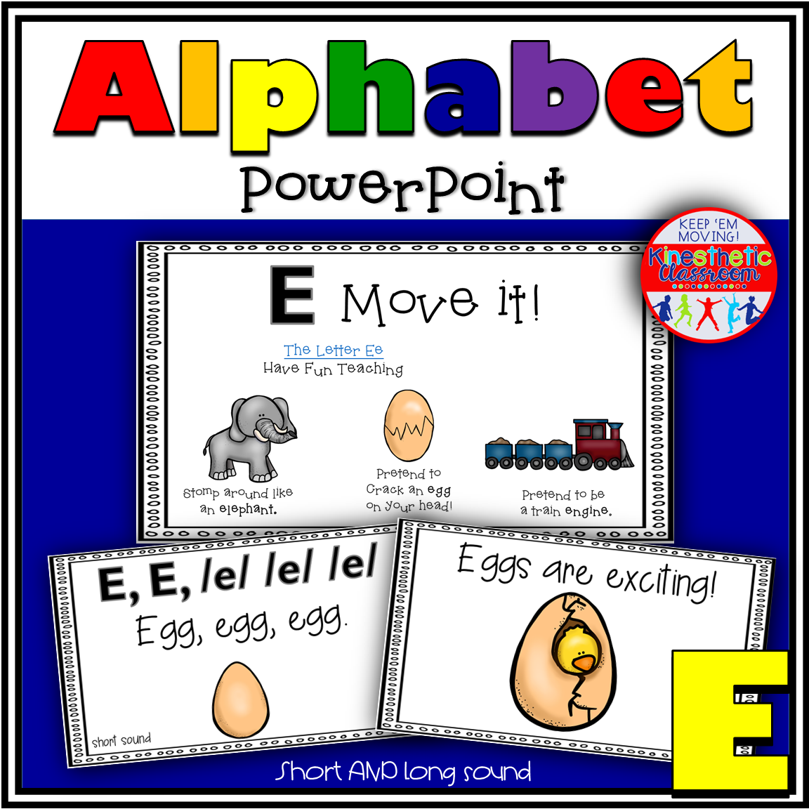 Alphabet Activity Letter Sound E PowerPoint Presentation