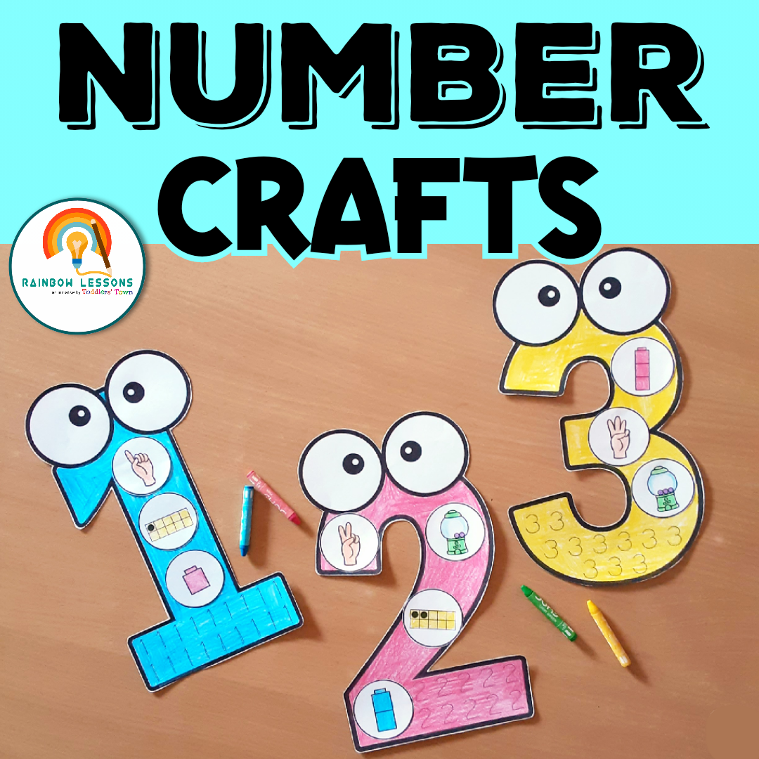 Tracing Numbers 1-10 | Number Crafts | Trace and Write Numbers | Numbers