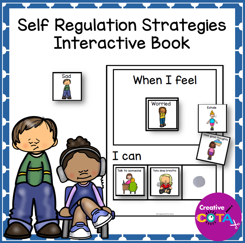 Sort and Match Emotions Self Regulation Strategies Activity printable