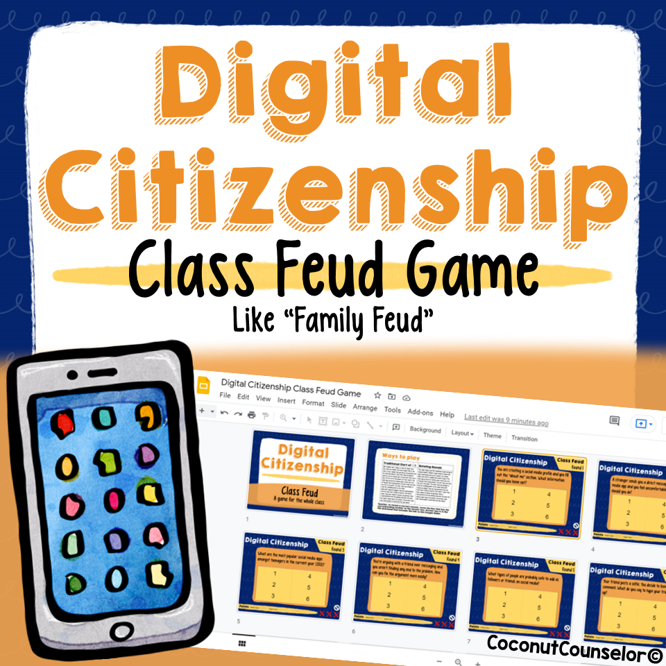 Digital Citizenship Class Feud Game