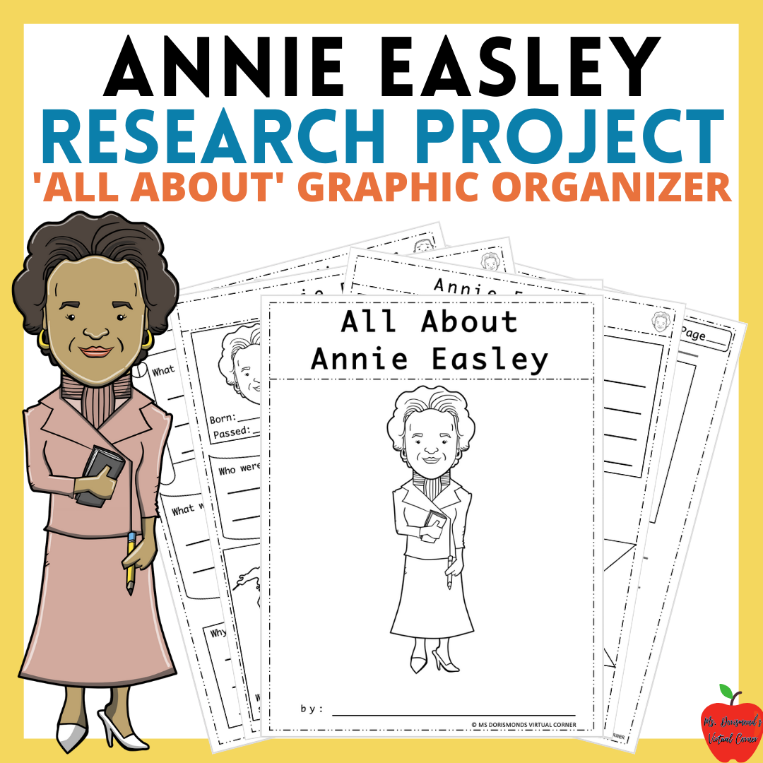Annie Easley All-About Research Project Graphic Organizer | Biography