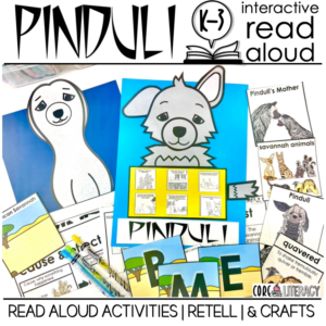 Pinduli Interactive Read Aloud Activities + Craft | Reading Comprehension