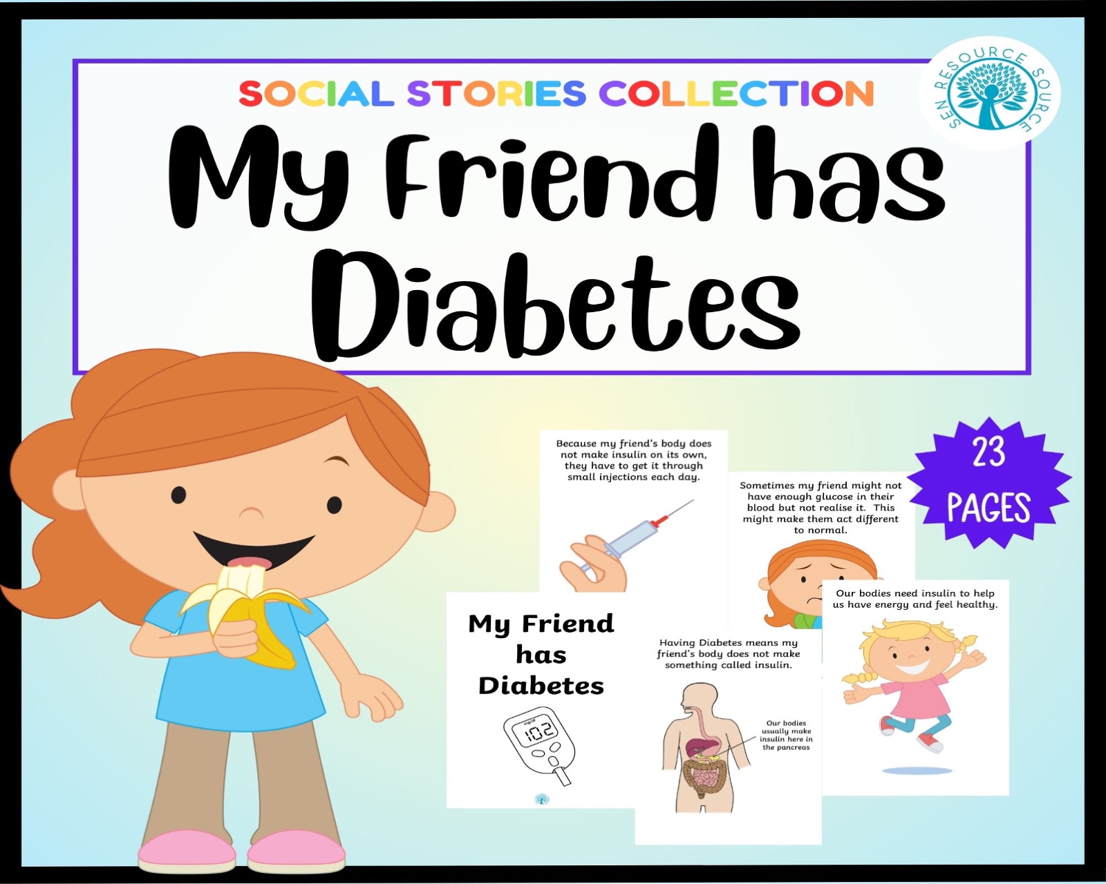 My Friend has Diabetes Social Story