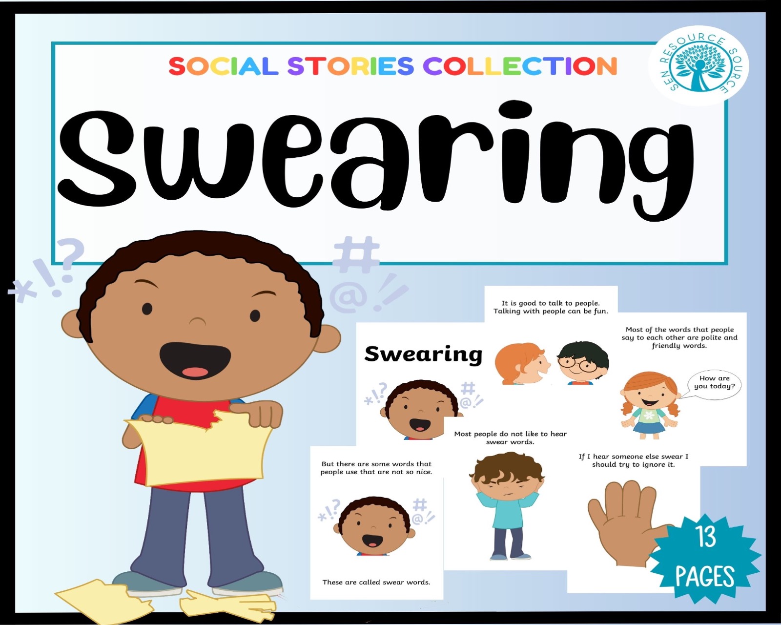 Swearing Social Story
