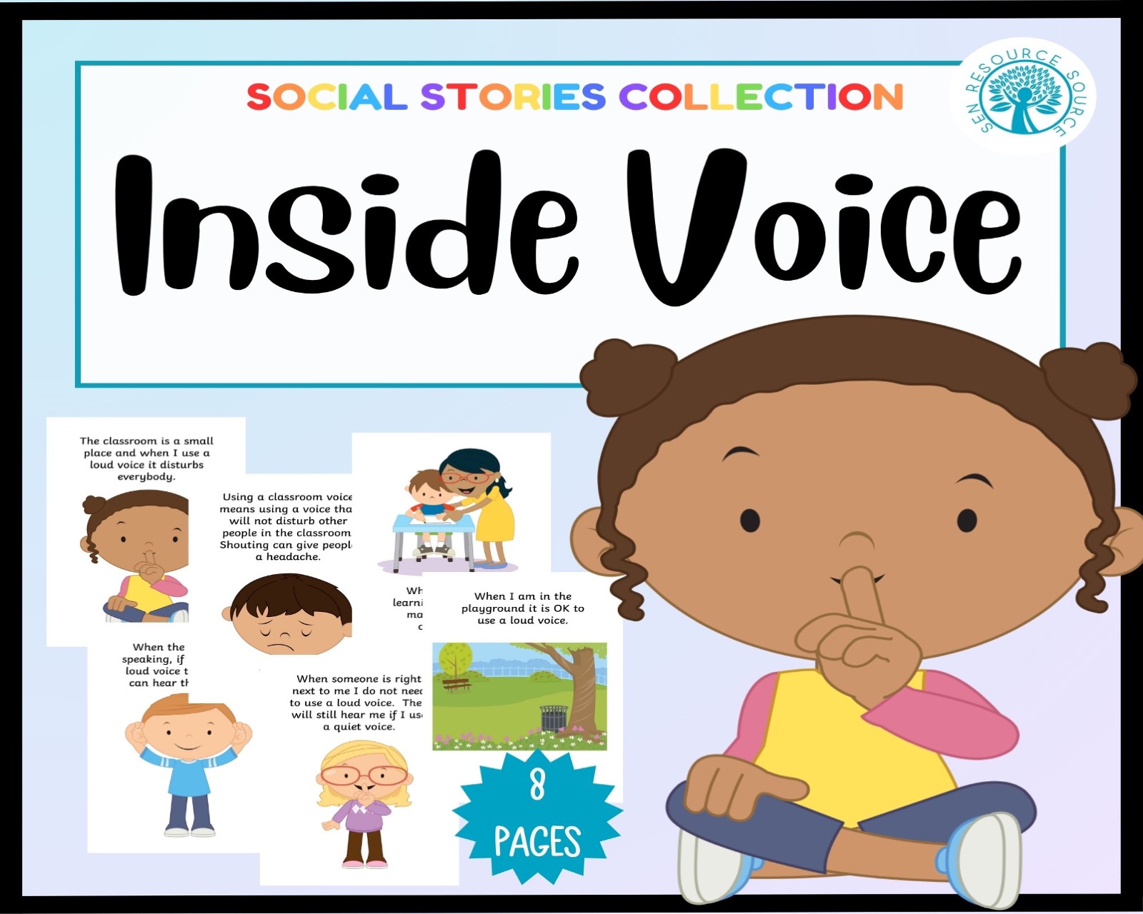 Using an inside Voice Social Story