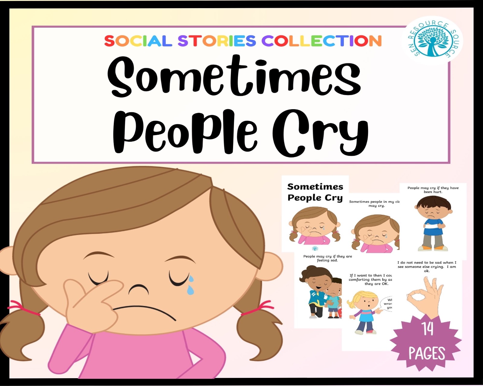 Sometimes People Cry Social Story