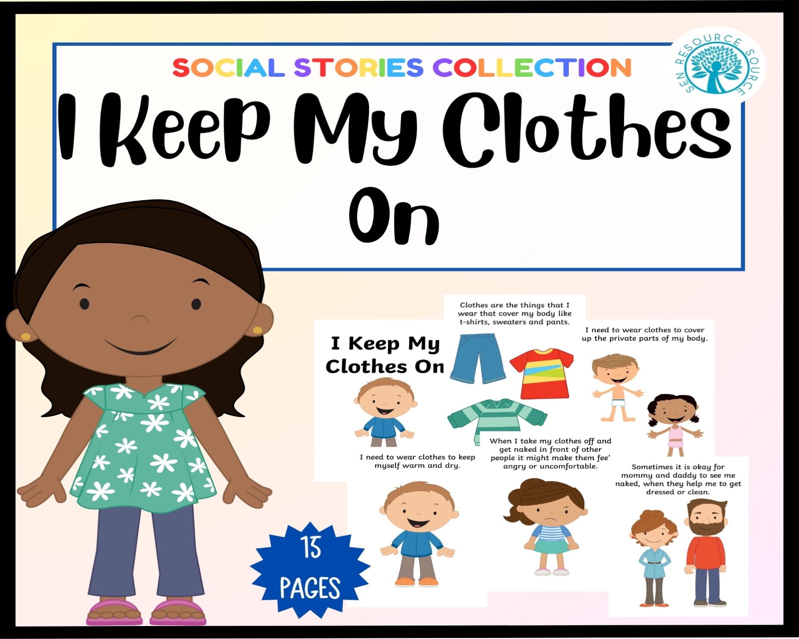 I Keep My Clothes On Social Story