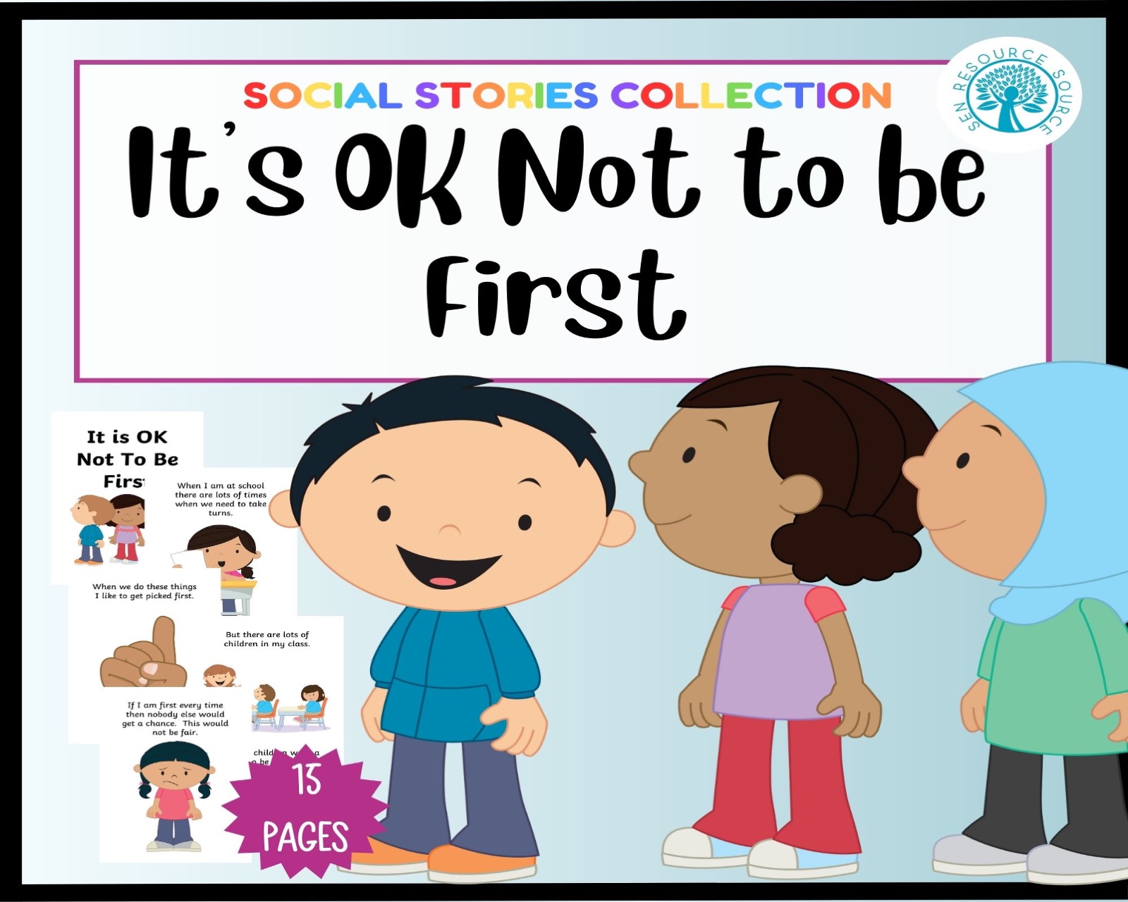It is OK Not to be First Social Story