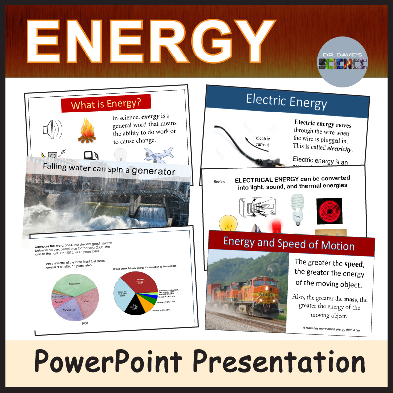 Energy and Energy Transfer Transformations PowerPoint 4th Grade NGSS Science