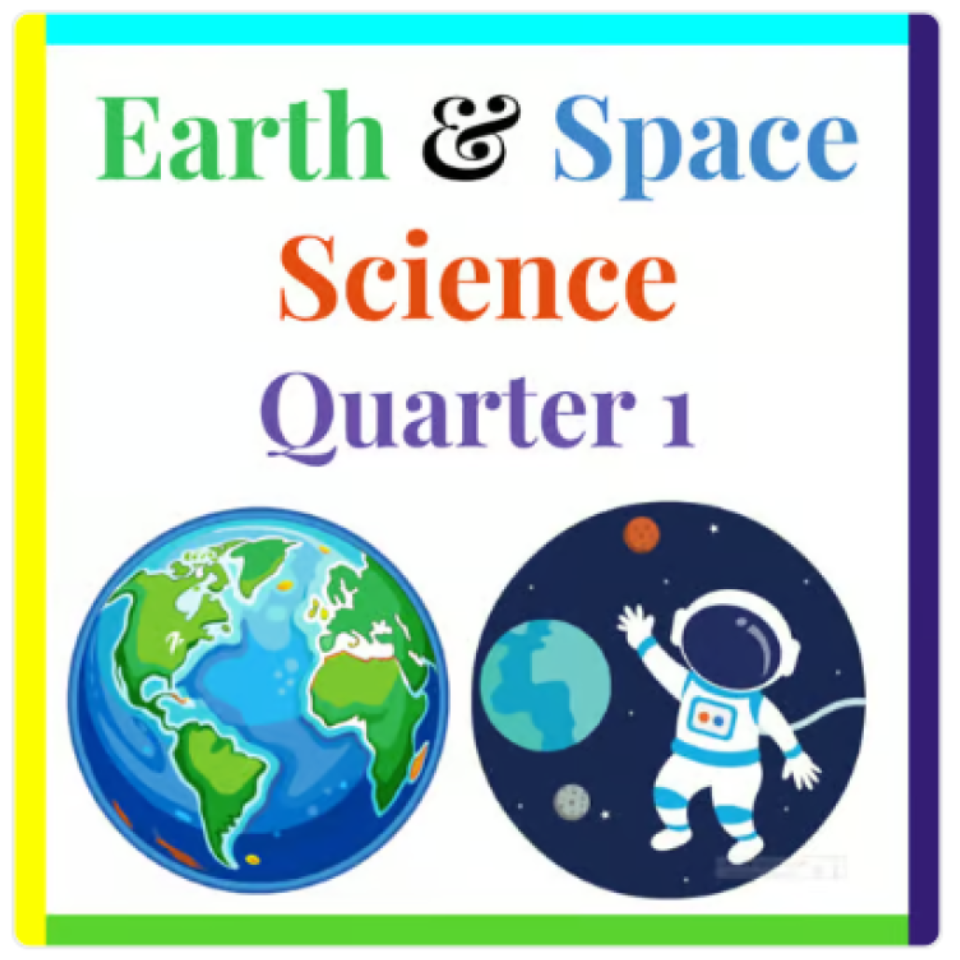 Quarter 1 of Earth & Space Science Powerpoints & Worksheets